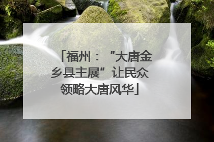 福州：“大唐金乡县主展”让民众领略大唐风华